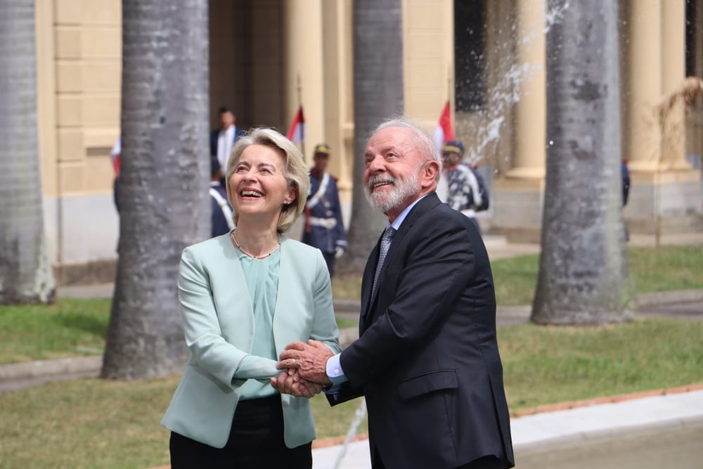 Em encontro com presidente da Comissão Europeia, Lula celebra acordo comercial Mercosul-União Europeia