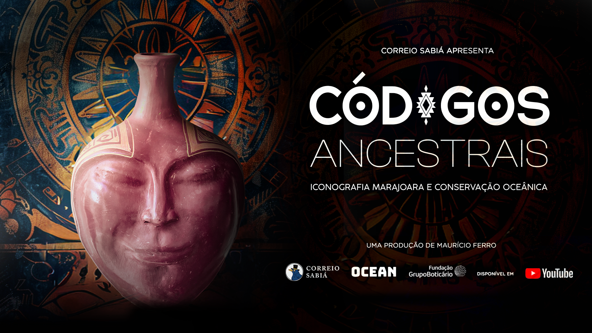 Documentário 'Códigos Ancestrais: Iconografia Marajoara e Conservação Oceânica' está disponível no YouTube do Correio Sabiá