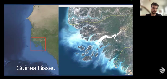 Como jornalistas rastrearam fábricas flutuantes ilegais de farinha de peixe na Guiné-Bissau usando dados abertos